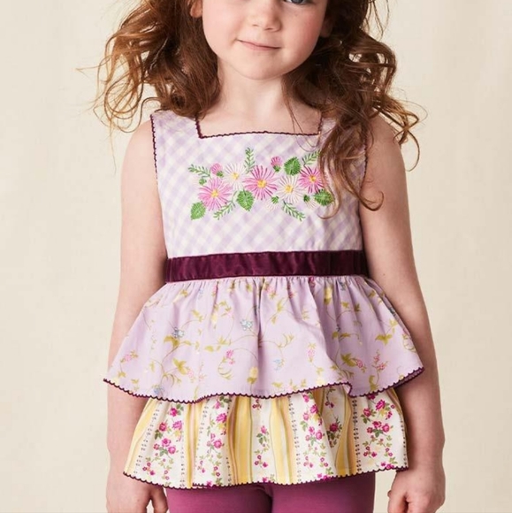 Matilda Jane Prudence Gingham Tunic Top - Picture 2 of 9